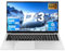 SZHUAGO 17.3-Inch Laptop PC, Celeron N5095 up to 2.9GHz, 16GB DDR4 RAM, 1080P FHD Display, USB 3.0, HDMI, Bluetooth, WiFi, 5000mAh Battery, Windows 11 Notebook with Touch ID (16+512G)