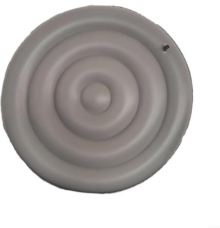 TONIXY Inflatable Pvc Round Pool Cover 145 Cm/165 Cm With Heat Retention, Grey, For Most Outdoor Inflatable Pools For Garden For Leisure(145cm without h)