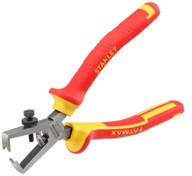 Stanley - FatMax Alicate 1000V VDE Pelacables 160mm 0-84-010, Único, 170mm