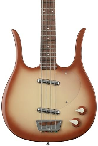 Dano Dead On 58 Longhorn Bassgitarre Copper Burst