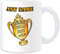 Personalizado regalo – mundos mejor madre trofeo taza (feliz día de la madre tema de diseño, color blanco) – cualquier nombre/mensaje en su único – oro copa de oro recompensa