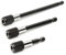 Malayas 1/4 Inch Hex Shank Magnetic Screwdriver Bit Holder 2, 4, 6 Extension Set for Screws, Nuts, and Any Drill and Handheld Driver