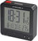 Atrium Funkwecker Reisewecker klein Digital Quarz LCD sensorgesteuertes Nachtlicht Beleuchtung Schwarz A740-7