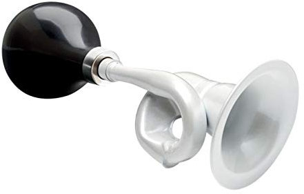Electra Bicycle Electra Bugle Horn Fahrrad Ball Hupe Tröte Klassisch Retro Signal Klingel, 5409, Farbe perlweiß