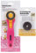 SEMPLIX Rollschneider + Ersatzklinge im Set Ø 45 mm – Stoffschneider mit integriertem Klingenschutz (pink)