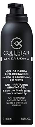 Collistar Gel da Barba Anti-Irritazioni, Facilita lo scorrimento della lama per una rasatura piacevole, Riduce irritazioni e arrossamenti, Per tutti i tipi di barbe, 150ml