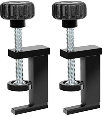 POWERTEC 71438 T-Track Clamp Vice | Hold Down Clamps for T-Tracks Accepting 1/4 Inch hex Head Bolts – 2 Pack