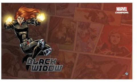 Fantasy Flight Games | Marvel Champions: Black Widow Game Mat | Accessory