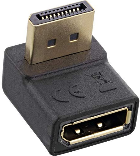 InLine® DisplayPort Adaptateur DisplayPort mâle/femelle coudé vers le haut