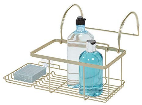 InterDesign Seitenwannen-Caddy Everett, Legierter Stahl, Gold