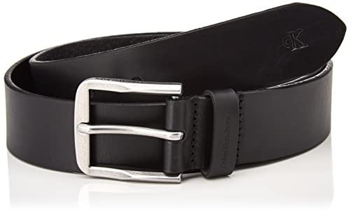 Calvin Klein Jeans Herren klassischer Schnalle, 35 mm Gürtel, Black, 105 cm