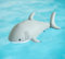 WESTMANN Pool Buddy Hai | 111x45 cm Grau | Bade- & Wasserspielzeug aus Mesh Gewebe | Schwimmtier mit Schnelltrocken Füllung