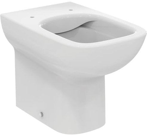 Ideal Standard - i.life A, WC filo parete 35x54cm con tecnologia di scarico RimLS+, Water senza brida con scarico orizzontale, T452501, Bianco