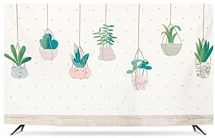 YYHH Indoor TV Cover,60 TV Dust Cover TV Screen Protector For Flat Curved TV, Smart TVs,Plasma TV(Color:C)