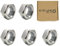 M20 (20mm) Steel Hex Nuts - Standard Thread - Pack of 5