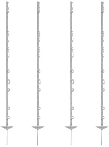 La zappa Pfosten aus Kunststoff elektrifizierte Zäune für Pferde und Schafe (160 cm, 10)