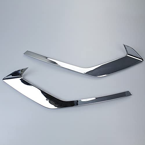 ZATTHU [Autoteile] Nebelscheinwerfer Lampenschirm Zierleiste Abdeckleiste Chrom for Volvo S60 V60 2019 2020 2021 2022 31455511 31455512