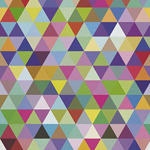 HEKO PANELS Stoff Oxford Wasserdichte Meterware Canvas-Stoff Polyester Stoff Zum Nähen Nähstoffe Dekostoffe Wasserabweisend Blickdicht Geometrisches Muster 1 Meter 155 x 100 cm