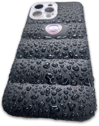 The Canada Goose Puffer Case - iPhone 11/12/12PRO/12PROMAX/13/13PRO/13PROMAX (Black, iPhone 12 PRO MAX)