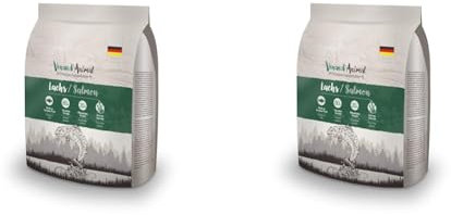 Venandi Animal Premium Trockenfutter für Katzen, Lachs,getreidefrei mit viel frischem Lachs, 300 g (Packung mit 2)