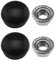 EMSea 2 Set Mutterkappen Wischerarm Frontscheibe Set Abdeckungen Bolzen 1J0955205A/133955435/955203005 Ersatz für VW Transporter T4 T5 T6