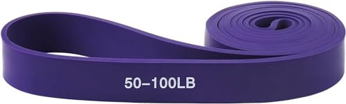 Fitnessbänder, Resistance Bands Widerstandsstufe 50-100LB, Widerstandsbänder Für Krafttraining, Pilates, Physiotherapie, Yoga, Klimmzughilfe, Geeignet Für Männer Und Frauen