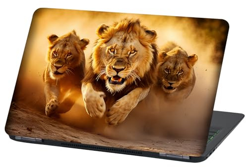 Laptop Folie Cover: Strange Klebefolie Notebook Aufkleber Schutzhülle selbstklebend Vinyl Skin Sticker (17 Zoll, LP109 Lions)