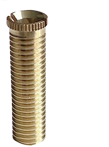 Pure Copper Strainer Plug Screw Bolts Kitchen Sink Basket Strainer Waste Threaded Screw Connector Easy to Replace Sink Strainer Screws Long Short