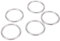 Metallringe zum Basteln, Metall-O-Ring aus Edelstahl 304, hochpräzises Polieren ohne Grate, O-Ring-Schnalle für Segeln, Tauchen, raue Bedingungen im Freien, Gepäck, Sättel, (4 * 35mm)