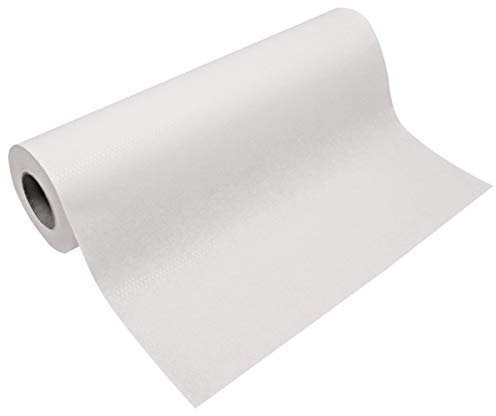 Liegen-Papier, Ärzte-Krepp, Liegen-Abdeckung auf Rolle, Krankenunterlage, 2 Lagen Zellstoff, 50 m x 59 cm, weiß