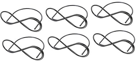PRETYZOOM 40 Piezas titular de la tarjeta de escritorio titulares de mesa clip de notas vade escritorio tarjetero tarjetas visita clips decorativos para notas titular del número de mesa