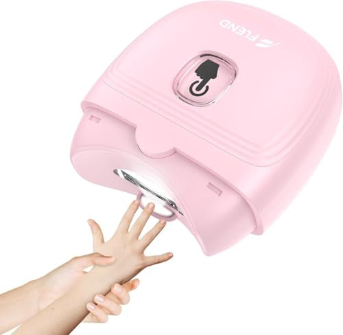 Bubbacare Electric Nail Clipper, Automatic, 2 Speed, LED Light, Safety, Cordless, Rechargeable, Pink, Stainless Steel, Feminine