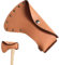 Jvjggag Leather Open Case for Axes - Soft Leather Axe Holster | Expanded Widened Hammer Hatchet Carrier with Strong Weight Capacity for Tool Management