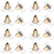 Lot de 100 fermoirs en caoutchouc transparent pour boucles d'oreilles - Fermeture universelle de sécurité - À visser