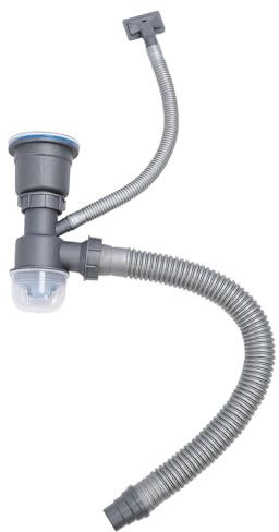 Kit de Vidange D'évier de Cuisine, Conception de Fuite, Kit de Tuyau épuisant de L'évier Extensible pour évier de Cuisine, Facile à Installer pour les Utilisateurs