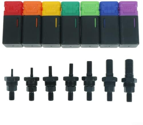 Mandrin de rechange efficace pour riveteuses à écrou manuel, s'adapte à différentes tailles métriques de à M10 (M8)