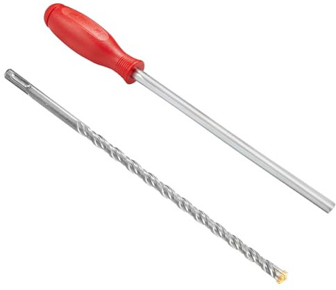 ColumPRO Procourse Hole Clearing Tool with 12 mm x 300 mm SDS Masonry Drill Bit for Damp Proofing, Dry Rod Installation.