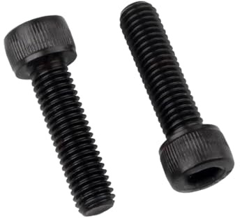 M2 M3 M4 M5 M6 M8 Hex Socket Cap Head Screw Black Metric Diy Screws Furniture Bolts Furniture ship car(25mm,M6 x 10Pieces)