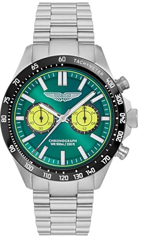 ASTON MARTIN Herren Uhr Chronograph Armbanduhr AML ICON MTIS1 Edelstahl