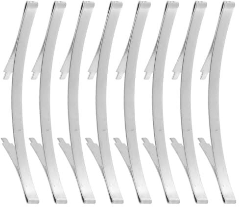 PRETYZOOM Lot De 8 Butées De Porte Coulissante Positionneur De Rail Inférieur Pour Armoire Coulissante Guide De Porte Au Sol Accessoire De Salon Et Chambre