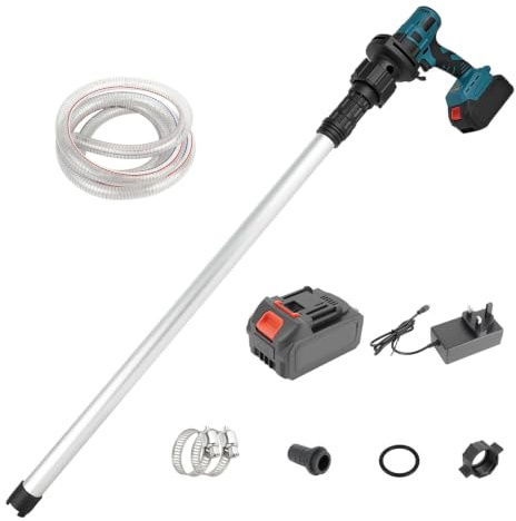 Cordless Stick Water Transfer Pump Compatible with Makita 21V Battery | 98FT Head Height Copper Brushless Motor, Handheld Portable Stick Utility Pump for Pool, Garden, Pond, Battery Include