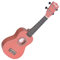 Stagg Ukulélé soprano Rose