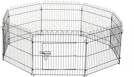 PawHut® Welpenauslauf Welpenzaun Laufstall Freilaufgehege Welpengitter 5 Maßen: Maße: 71x61cm