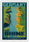 Walt Whitman – The Rine – The Most Beautiful River of The World – Vintage-Reise-Poster von Richard Friese c.1930er – Master Art Print 30,5 x 45,7 cm