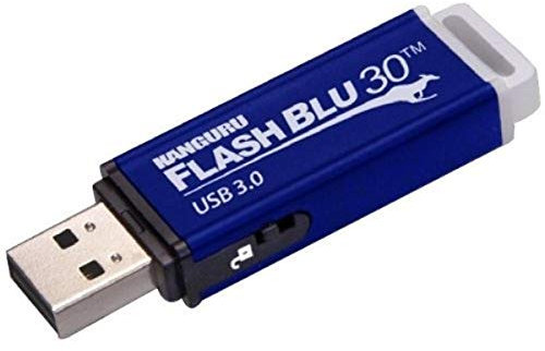Kanguru FlashBlu30 - Memoria Flash USB 3.0 (16 GB), Color Azul