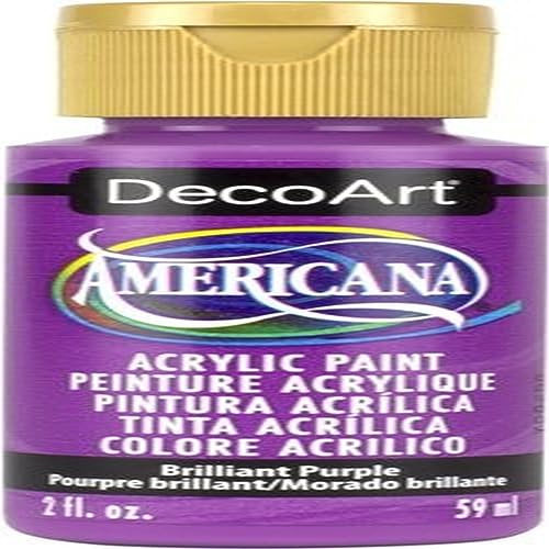 DecoArt DA353-3 Brilliant Purple Americana Craft Paint, 2 oz