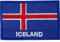 Island-Flagge, bestickt, zum Aufnähen oder Aufbügeln, Reykjavik