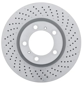 Bosch BD2446 Brake Disc - 330 mm Vented High-Carbon Disc - Front Axle - ECE-R90 Certified - Great Cooling and Noise Suppression, Advanced Corrosion protected - 1 Single Disc