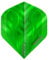 WINMAU Prism Zeta Green Extra Dicke Dart Flights - 1 Sätze pro Packung (3 Flights insgesamt)