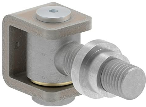 Fenau - Torband M16 / Halterung verstellbar zum Anschweißen - Stahl S235JR, roh - Tragkraft pro Paar: 100 kg